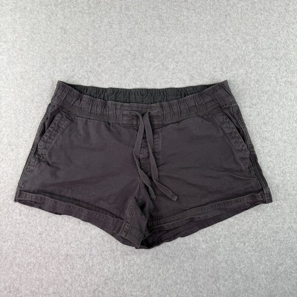 The North Face Black Outdoor Hiking Utility Shorts Drawstring Sz M Granola Girl